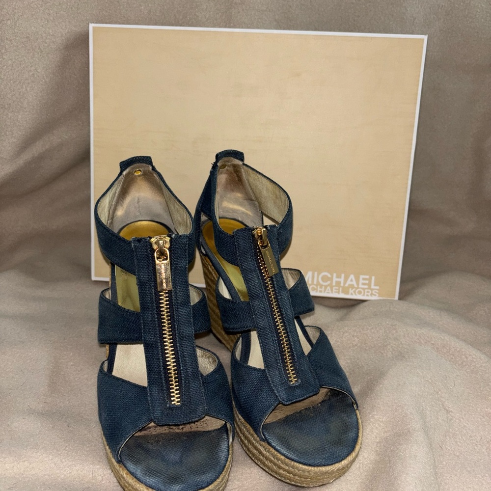 Michael Kors Women's Blue Sandals